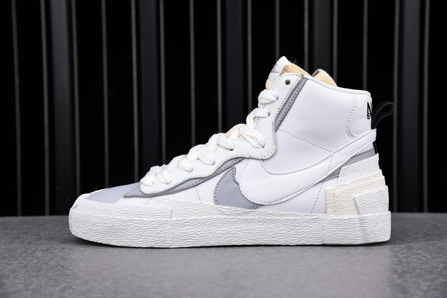 Sacai x Blzr Mid 'White Grey'