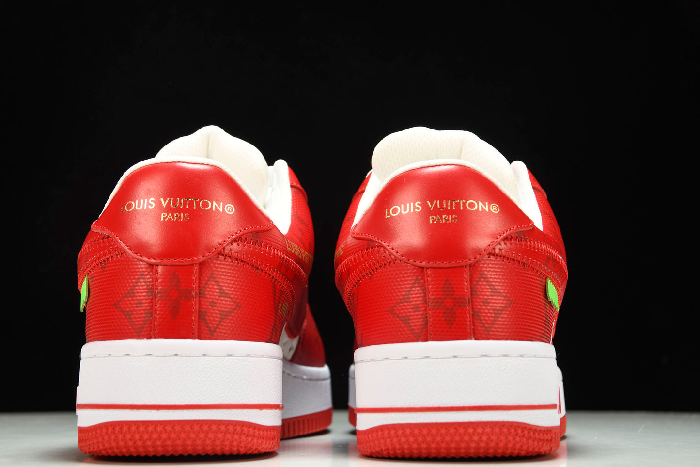 Louis Vuittоп x AF1 by Virgil Abloh 'Red White' (With Special Case)