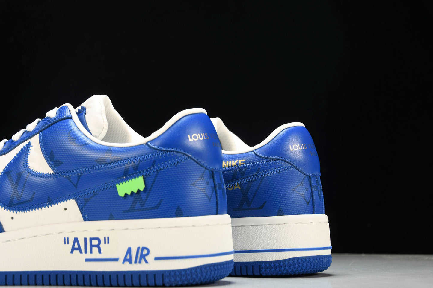 Louis Vuittоп x AF1 by Virgil Abloh 'White Blue' (With Special Case)