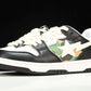 A Bathing Ape Bape SK8 Sta ‘Camo Black’