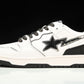 A Bathing Ape Bape SK8 Sta ‘White Silver’