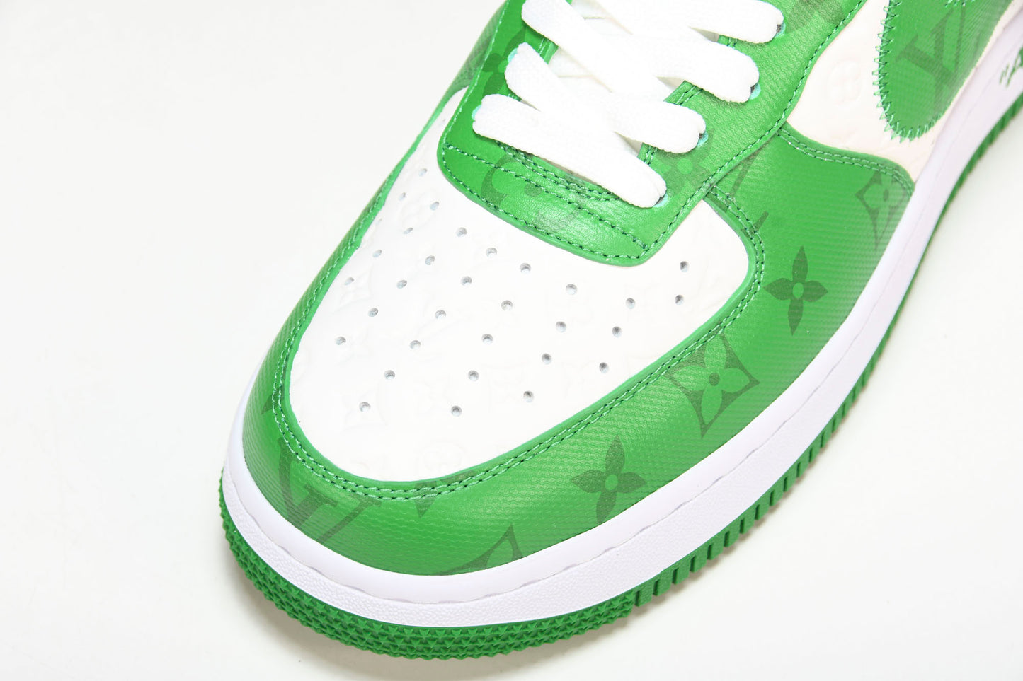 Louis Vuittоп x AF1 by Virgil Abloh 'Green' (With Special Case)