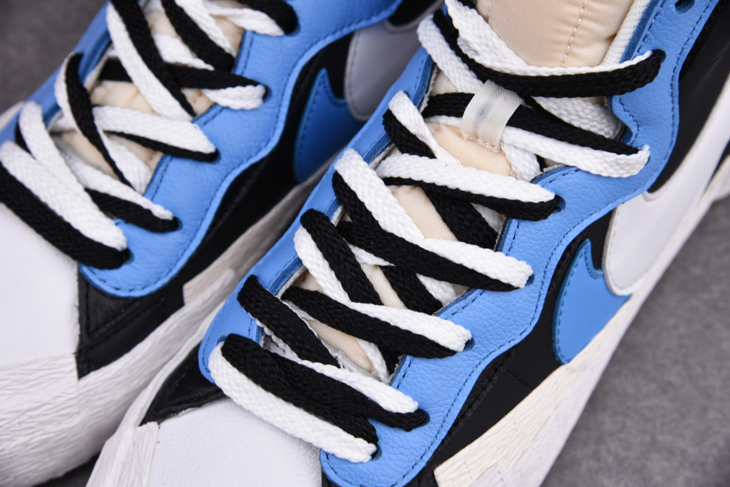 Sacai x Blzr Mid 'Black Blue'