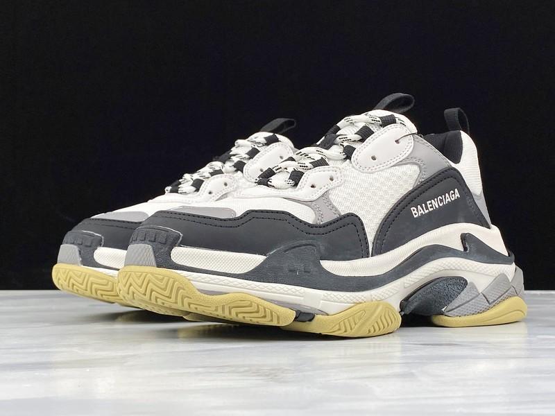 Triple S Sneaker "White Grey Black"