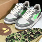 A Bathing Ape Bape SK8 Sta ‘Grey Green’