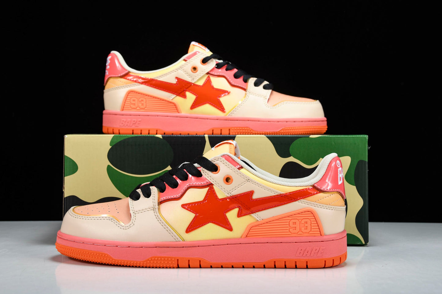 A Bathing Ape Bape SK8 Sta ‘Orange’