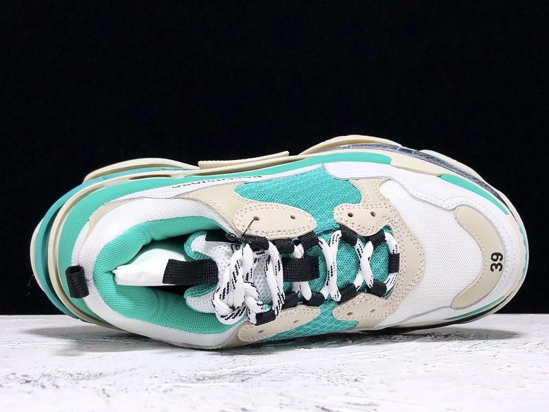 Triple S Sneaker "White Green"