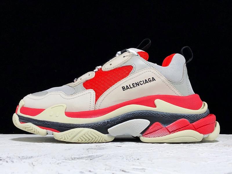 Triple S Sneaker "Grey Red"