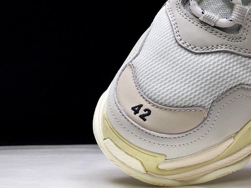 Triple S Sneaker "White Tan"