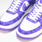 Louis Vuittоп x AF1 by Virgil Abloh 'Purple White'