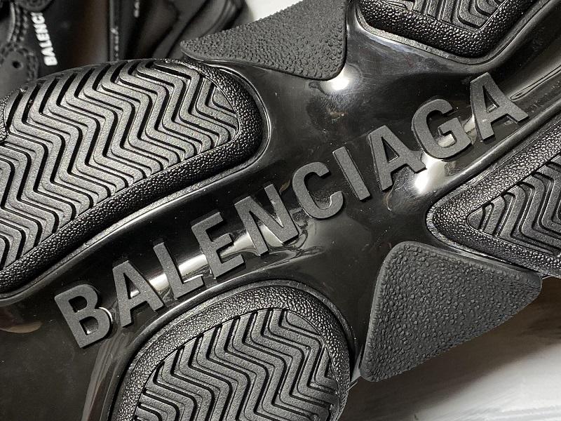 Triple S Sneaker "Allover Logo - Black"
