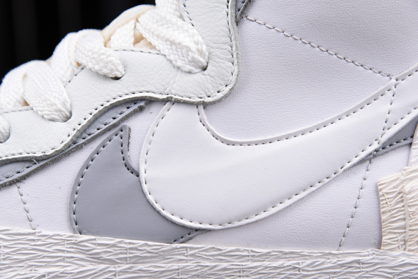 Sacai x Blzr Mid 'White Grey'