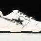 A Bathing Ape Bape SK8 Sta ‘White Silver’