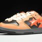 A Bathing Ape Bape SK8 Sta ‘Orange Black’
