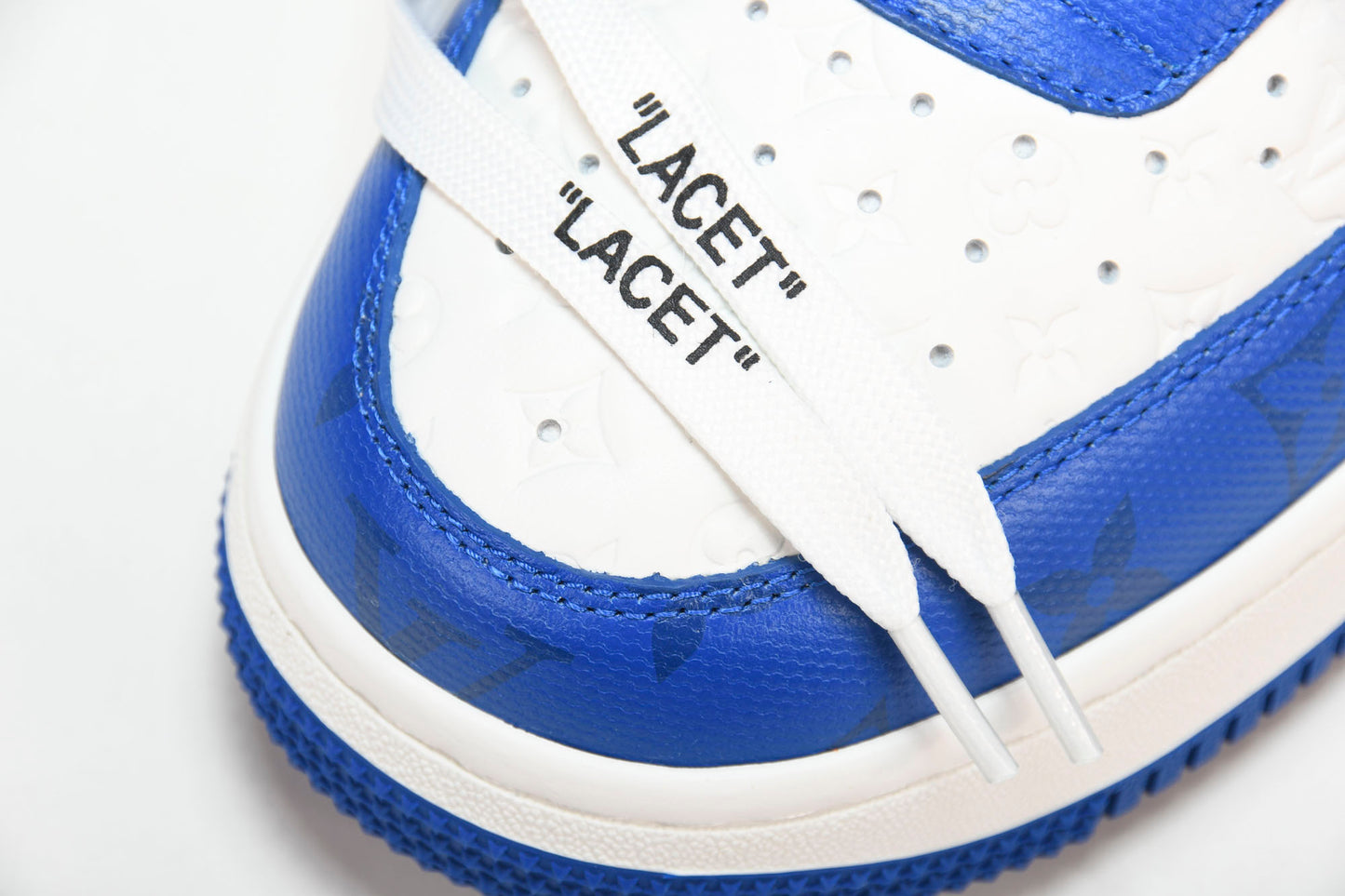 Louis Vuittоп x AF1 by Virgil Abloh 'White Blue' (With Special Case)