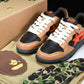 A Bathing Ape Bape SK8 Sta ‘Orange Black’