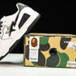 A Bathing Ape Bape SK8 Sta ‘White Silver’