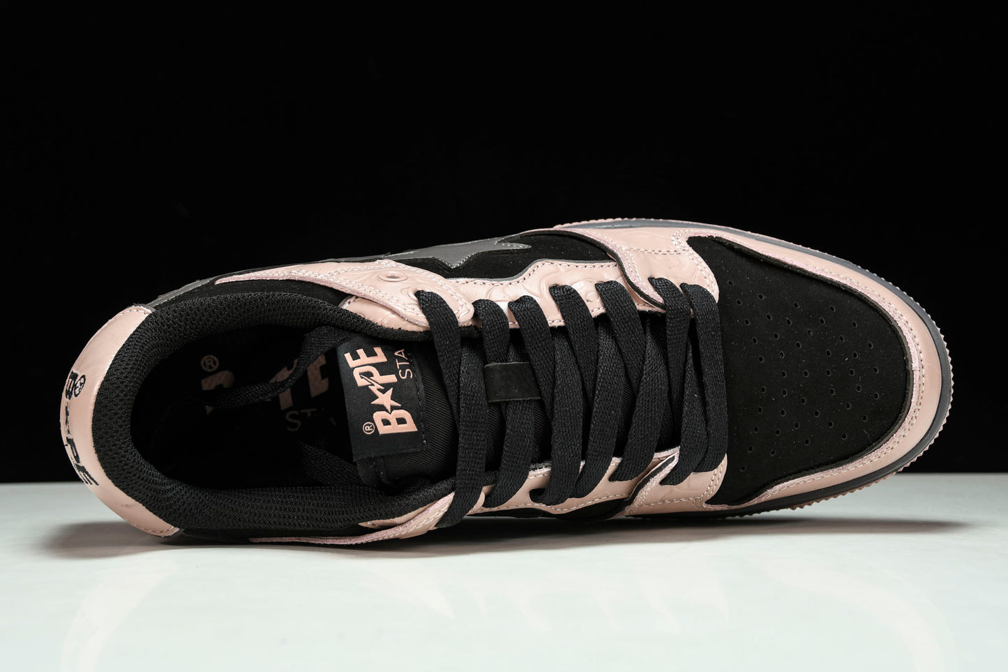 A Bathing Ape Bape SK8 Sta ‘Dirty Pink Black’