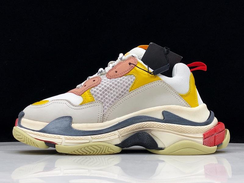 Triple S Sneaker "White Yellow"