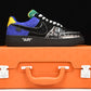 Louis Vuittоп x AF1 by Virgil Abloh 'Metallic Silver' (With Special Case)