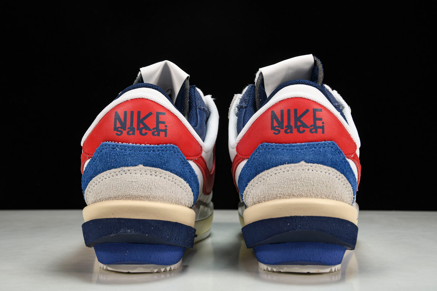 Cortez 4.0 x Sacai 'White University Red Blue'