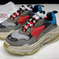 Triple S Sneaker "Blue Red"