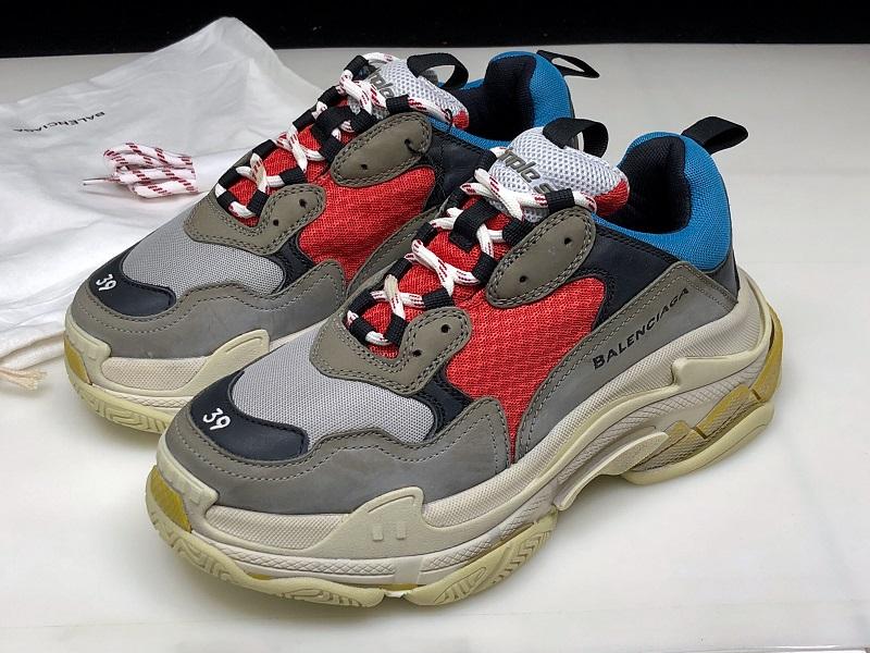 Triple S Sneaker "Blue Red"