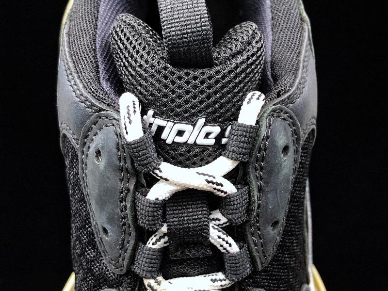 Triple S Sneaker "Black Red"