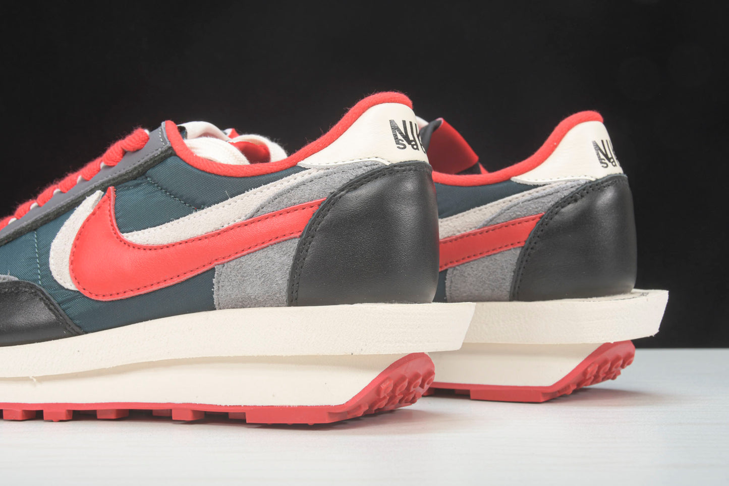 Sacai x Undercover x LD Waffle 'Midnight Spruce University Red'