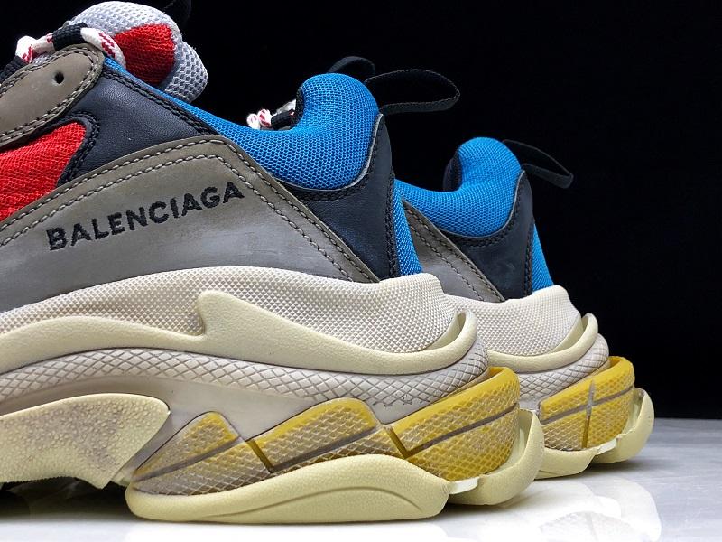 Triple S Sneaker "Blue Red"