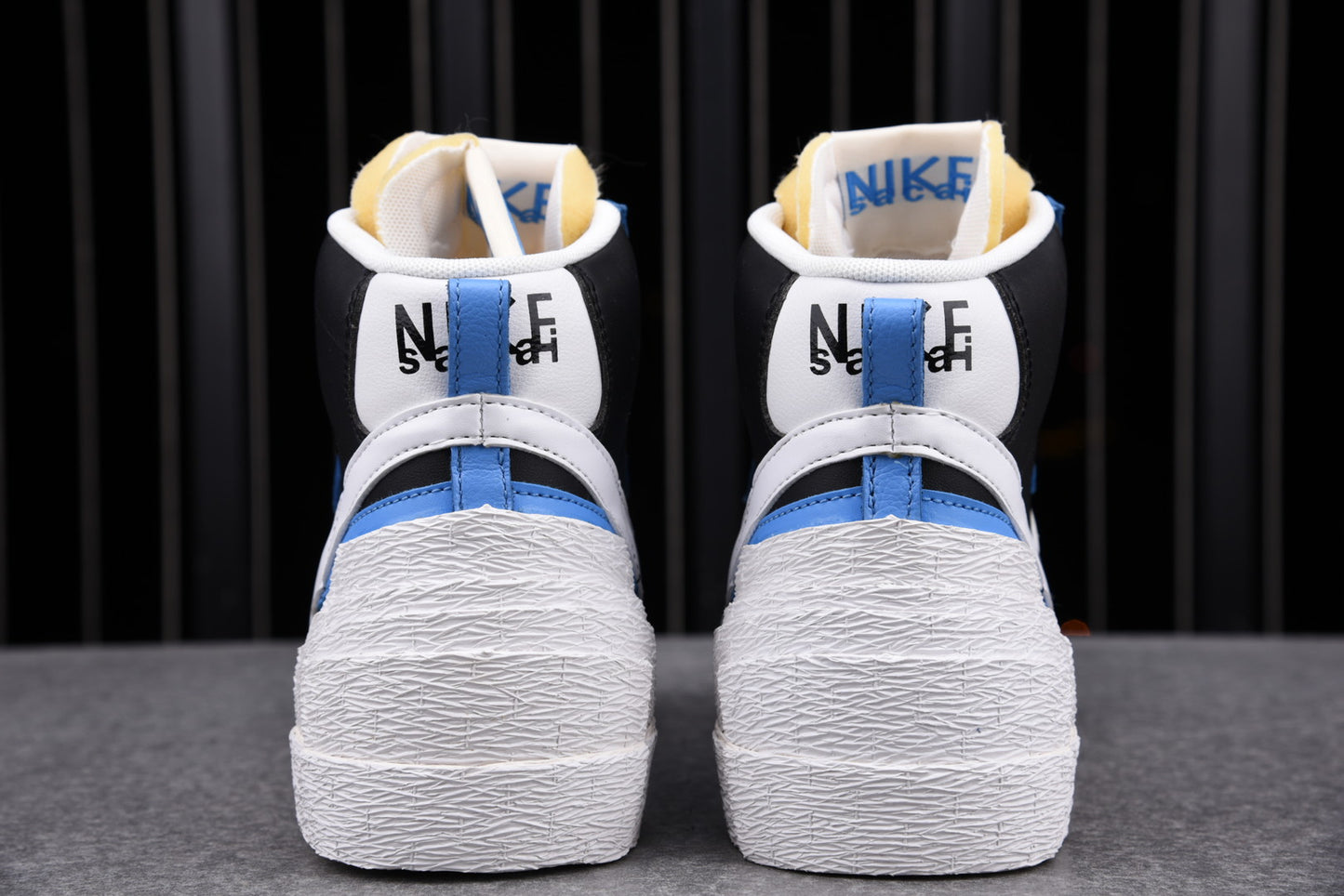 Sacai x Blzr Mid 'Black Blue'