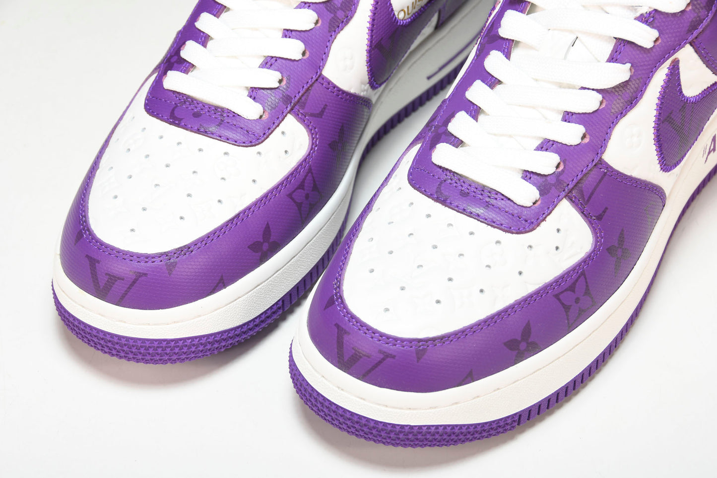 Louis Vuittоп x AF1 by Virgil Abloh 'Purple' (With Special Case)