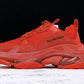 Triple S Sneaker "Red Clear Sole"