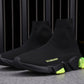 Speed Trainers “Black Yellow Fluo Clear Sole”