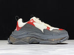 Triple S Sneaker "White Red Black Clear Sole"