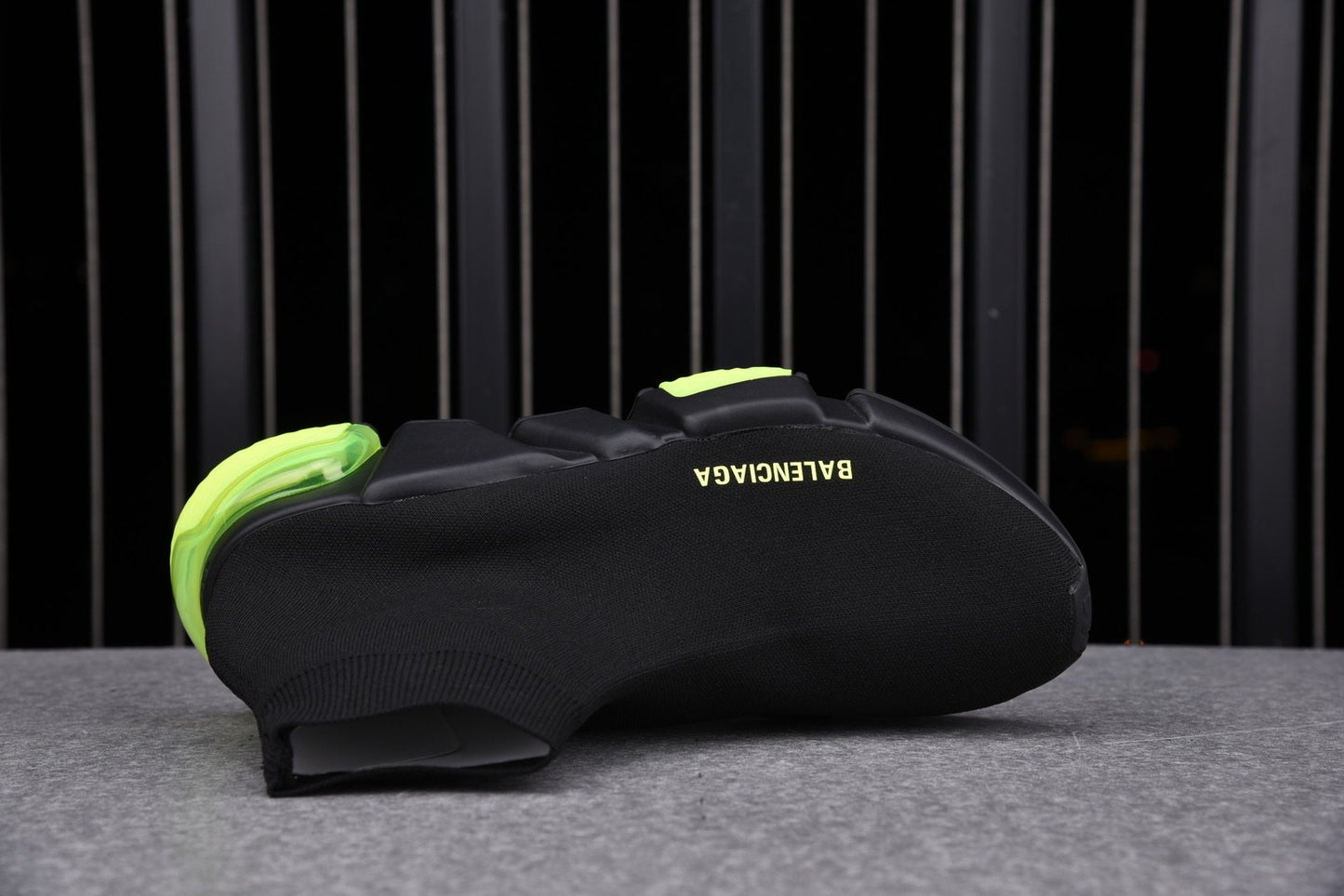 Speed Trainers “Black Yellow Fluo Clear Sole”