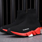 Speed Trainers “Black Red Clear Sole”