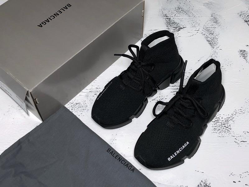 Speed Trainers “Triple Black Lace Up”