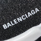 Speed Trainers “Dark Grey Glitter Clear Sole”