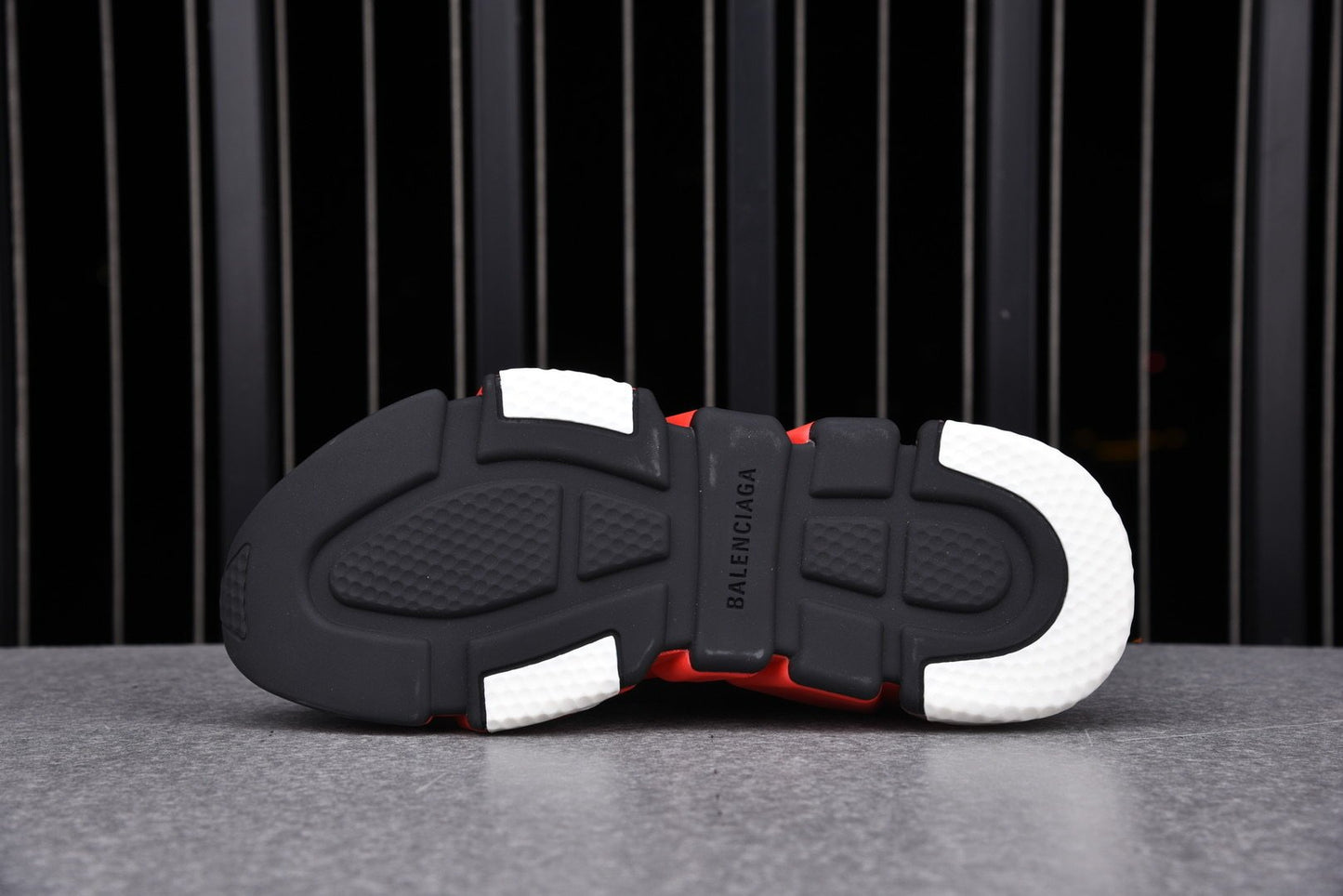 Speed Trainers “Black Red Clear Sole”