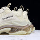 Triple S Sneaker "Off White Clear Sole"