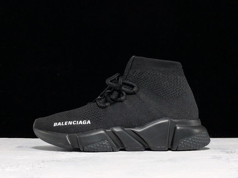 Speed Trainers “Triple Black Lace Up”