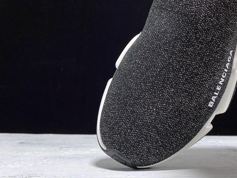 Speed Trainers “Dark Grey Glitter Clear Sole”