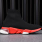 Speed Trainers “Black Red Clear Sole”