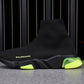 Speed Trainers “Black Yellow Fluo Clear Sole”
