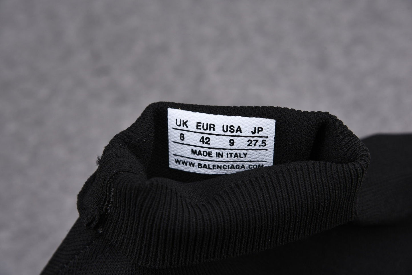 Speed Trainers “Black Red Clear Sole”