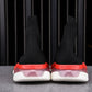 Speed Trainers “Black Red Clear Sole”